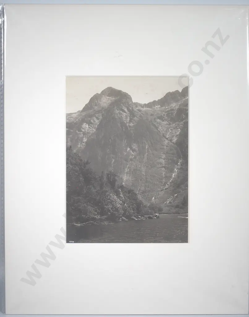 Photograph of the Head of Hall's Arm, Doubtful Sound, c.1900 Image 1++