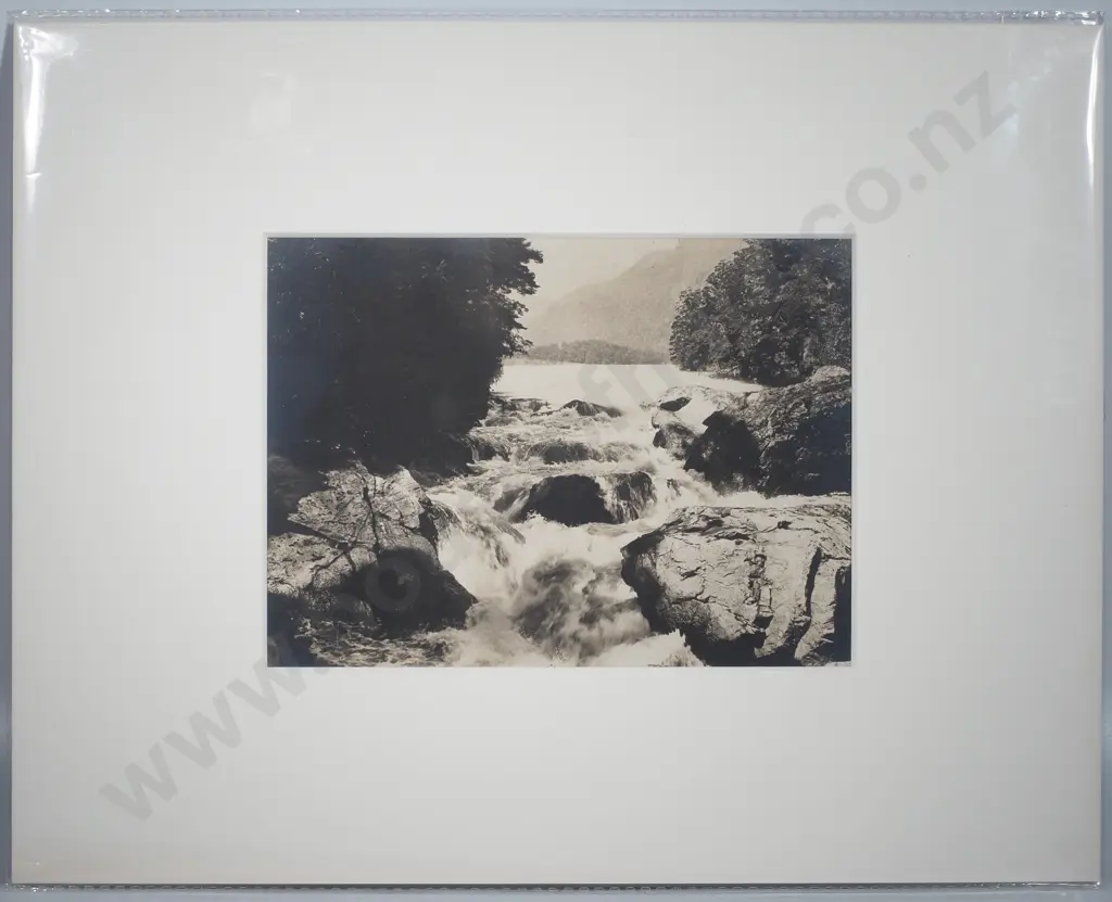 Where MacKenzie-Seaforth Leaves Lake Ida - Photograph, c.1900 Image 1++