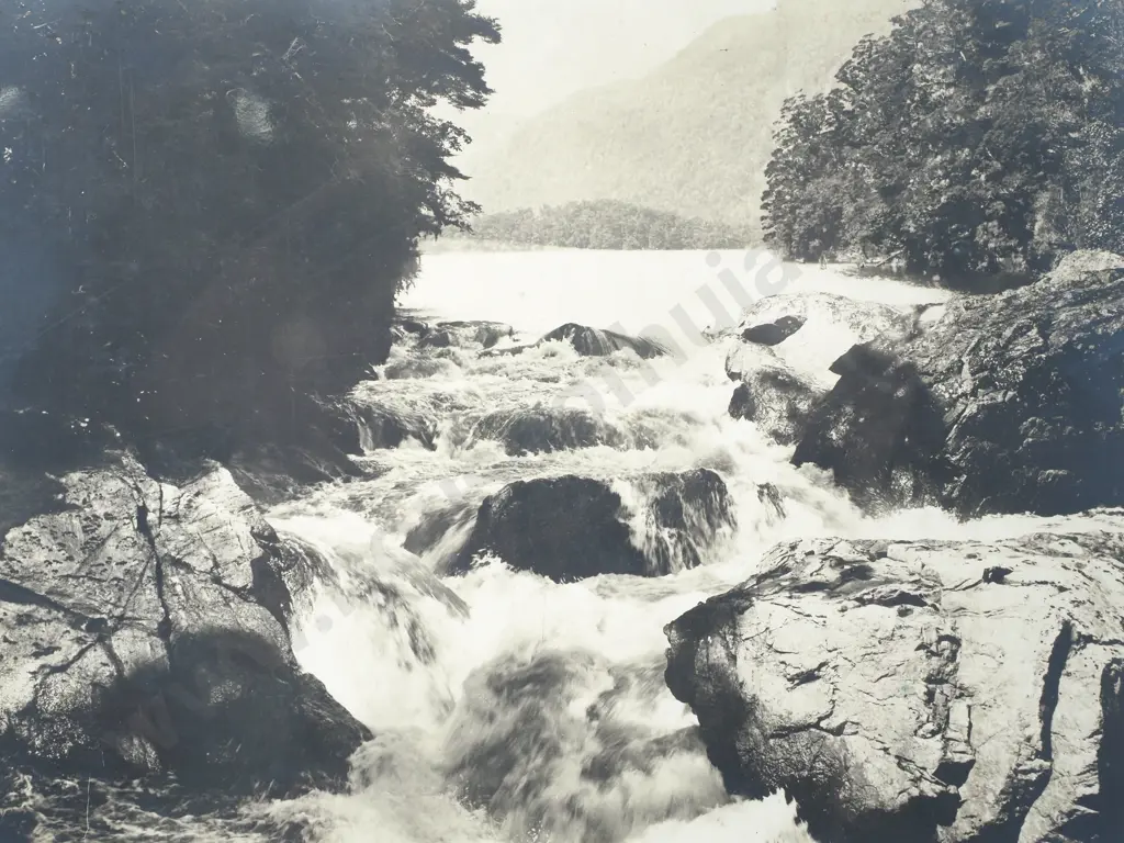 Where MacKenzie-Seaforth Leaves Lake Ida - Photograph, c.1900 Image 1++