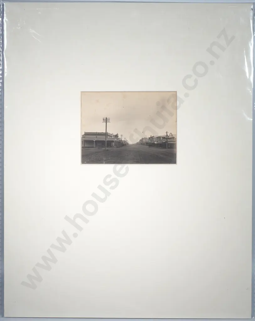 Photograph of a Country Town in Late 19th Century Image 1++