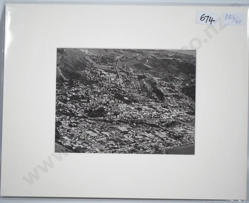 Victor Carlyle Browne - 'Nelson' - From the Air - Gelatin Silver Photograph Image 1++