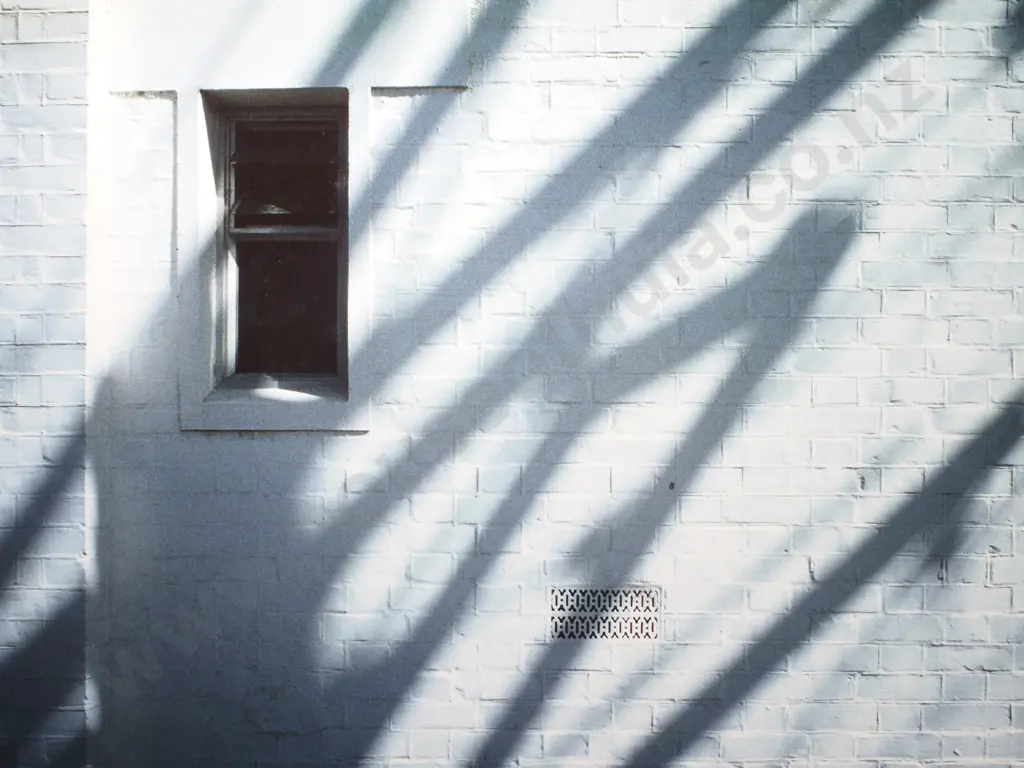 N. Matheson Beaumont - 'Building Wall' (With Strong Emphasis on 'Blue'), Photograph (1978) Image 1++