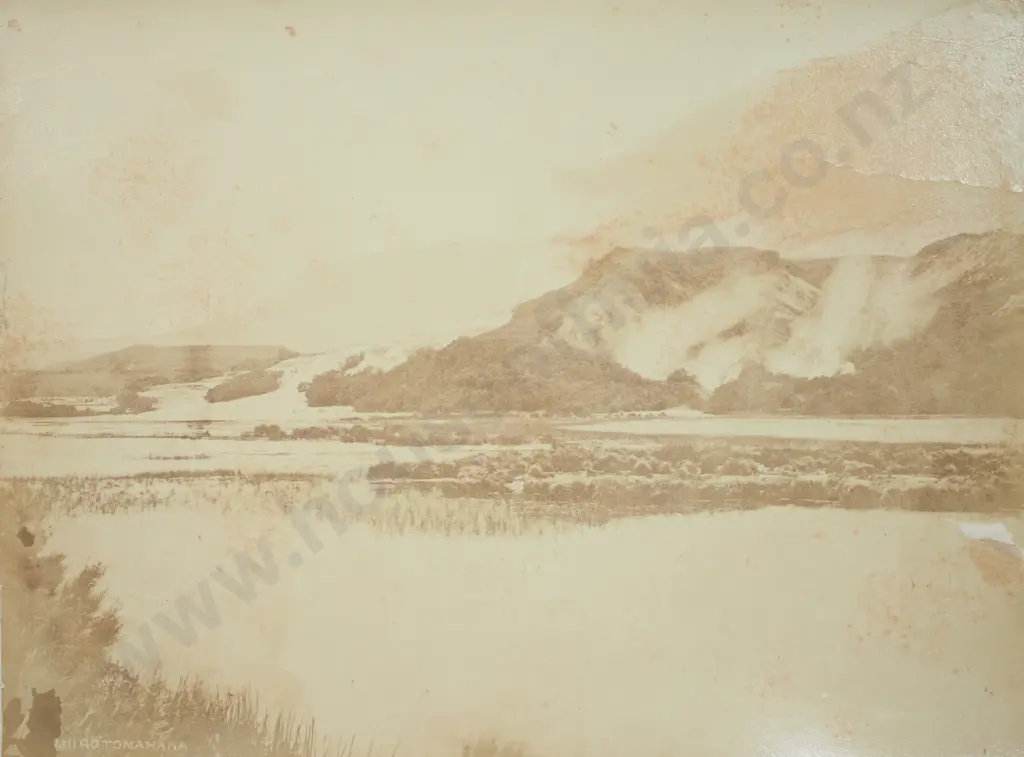 Photograph of Rotomahana c.1880 Image 1++