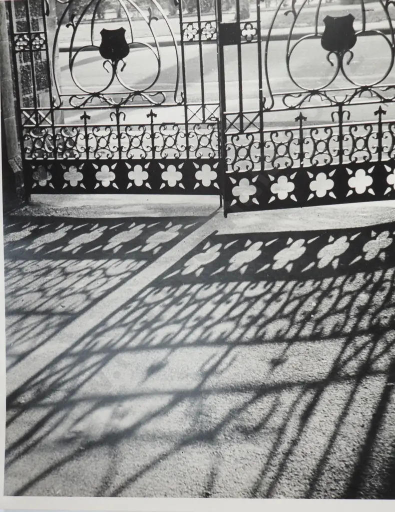Frederick Lennard Casbolt - Photograph of Two Ornate Gates Opening Image 1++