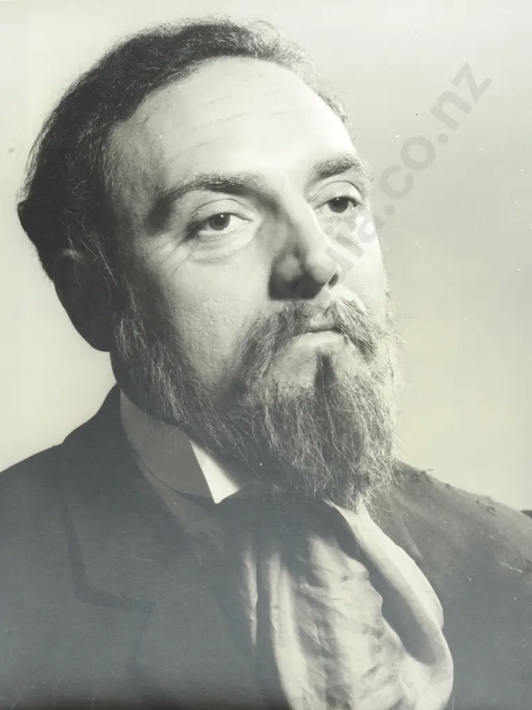 Portrait Photograph of a Bearded Man in a Cravat Image 1++