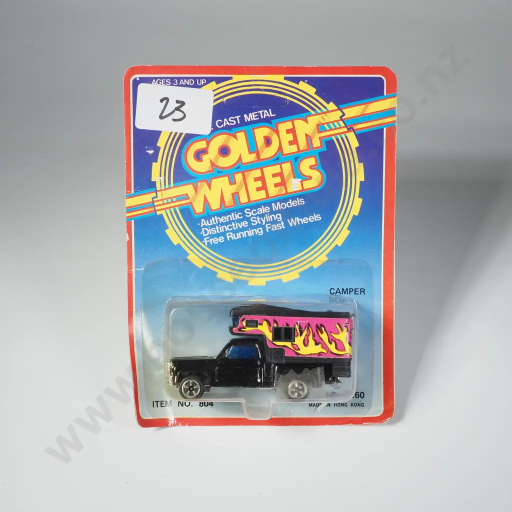 Golden Wheels - Camper, Diecast 1:60 - Mint In Box Image 1++