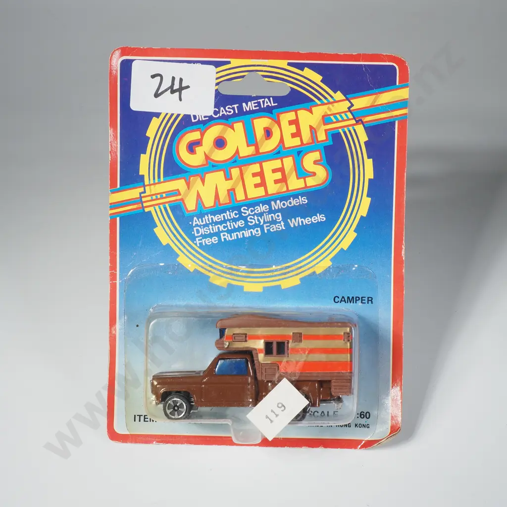 Golden Wheels - Camper, Diecast 1:60 - Mint In Box Image 1++