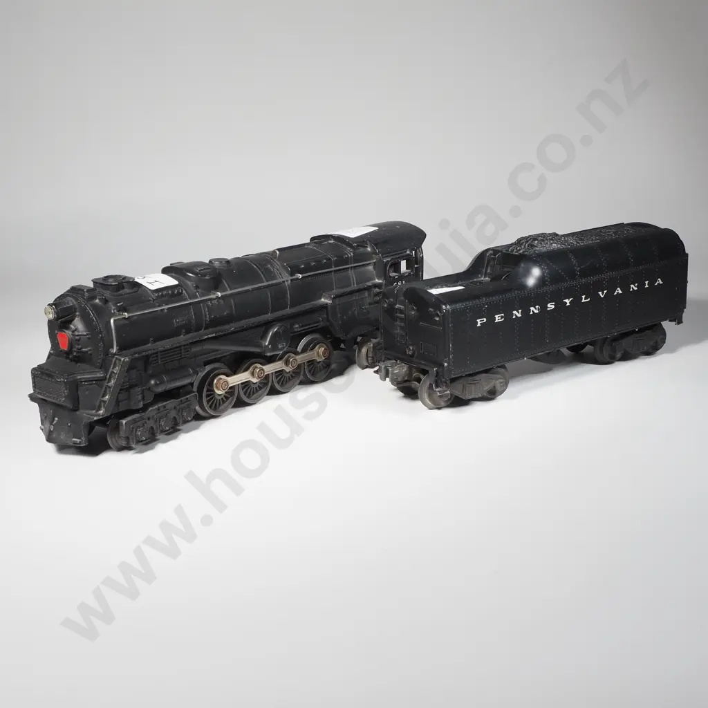 Vintage Lionel 681  Turbine Steam Locomotive & Tender Marked Pennsylvania Image 1++