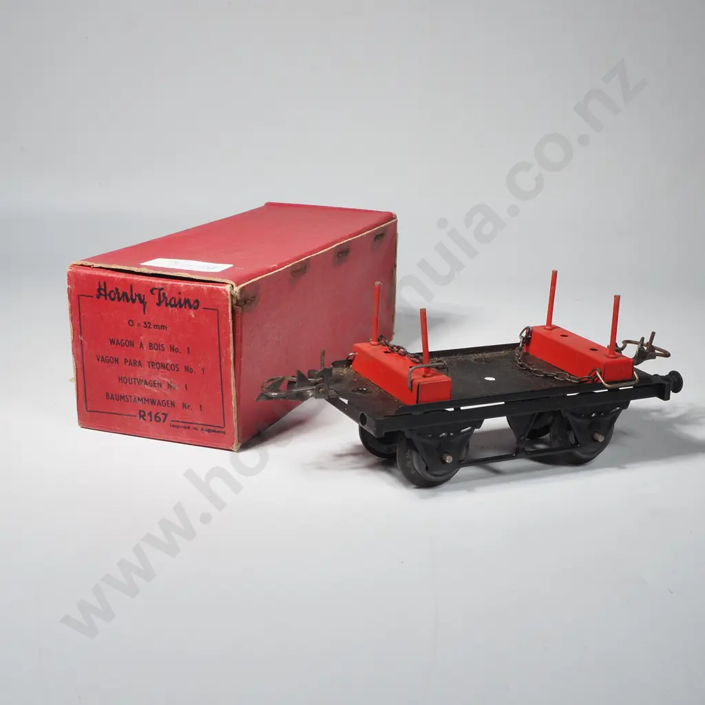 Hornby O Gauge No1 Lumber Wagon R167 Boxed Image 1++
