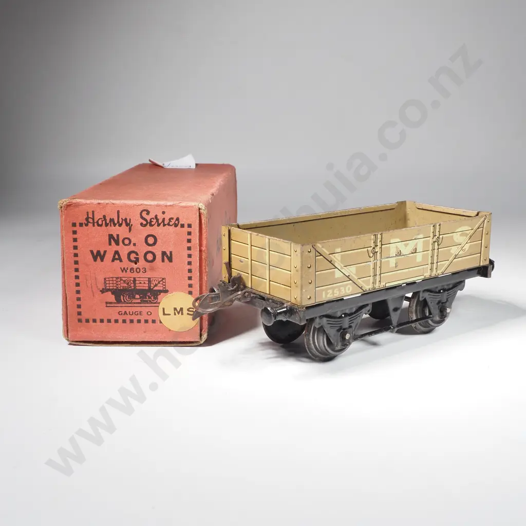 Hornby O Gauge No 603 Wagon W603 Boxed Image 1++