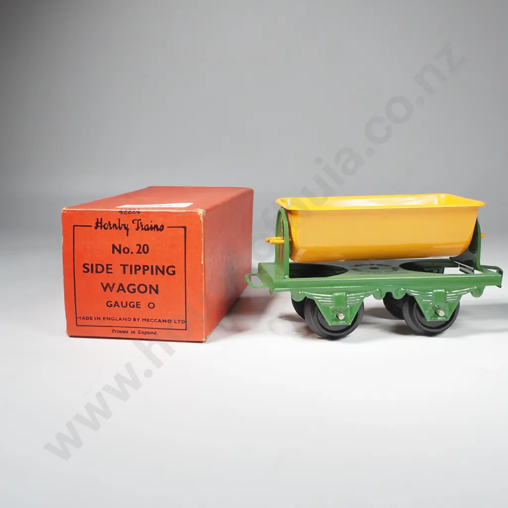 Hornby O Gauge No20 Side Tipping Wagon 42224 Boxed Image 1++