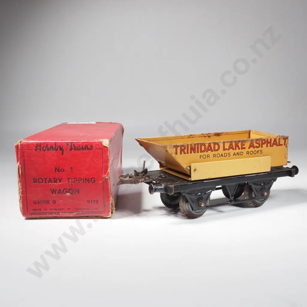 Hornby O Gauge No1 Rotary Tipping Wagon B173 Boxed Image 1++