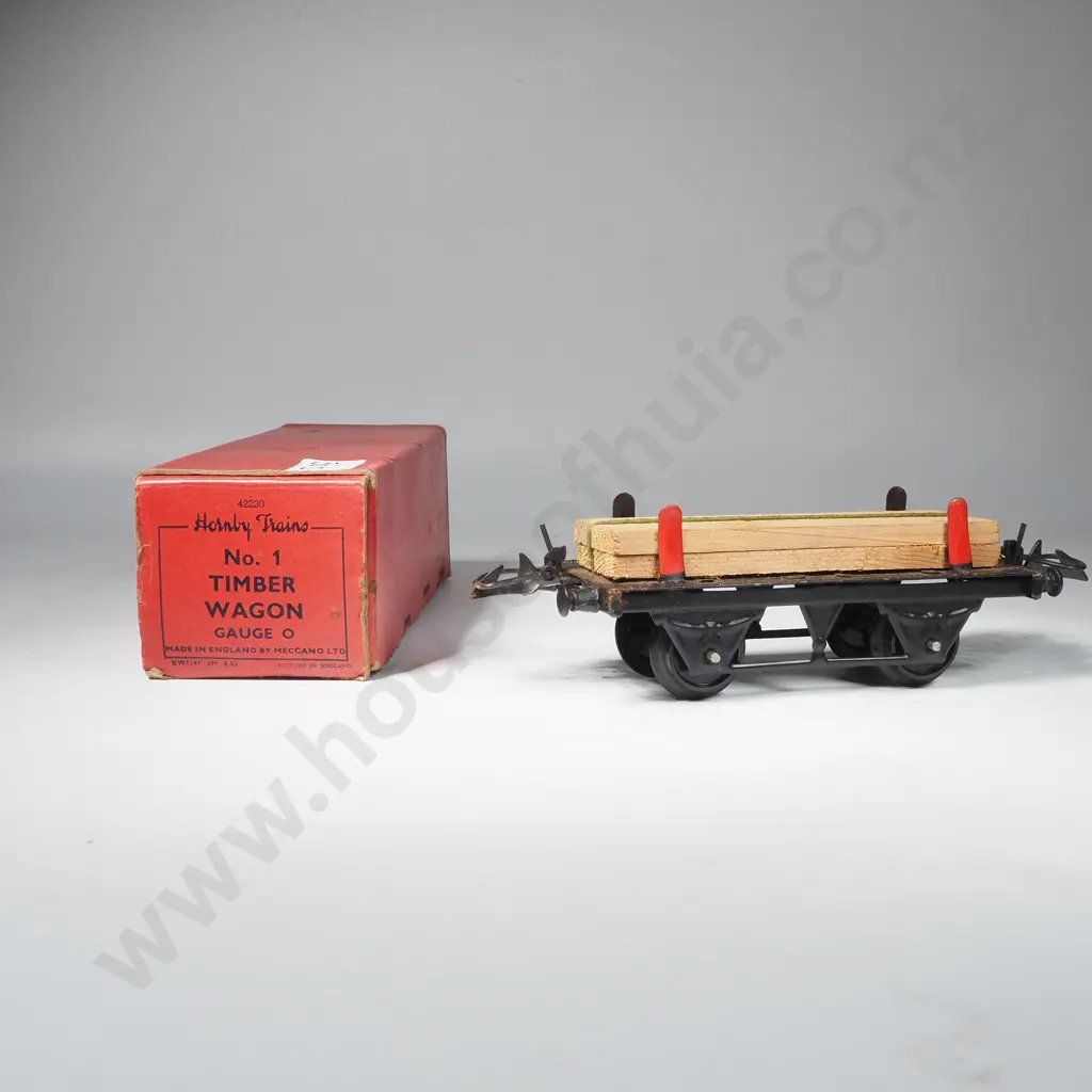Hornby O Gauge No1 Timber  Wagon 42230 Boxed Image 1++