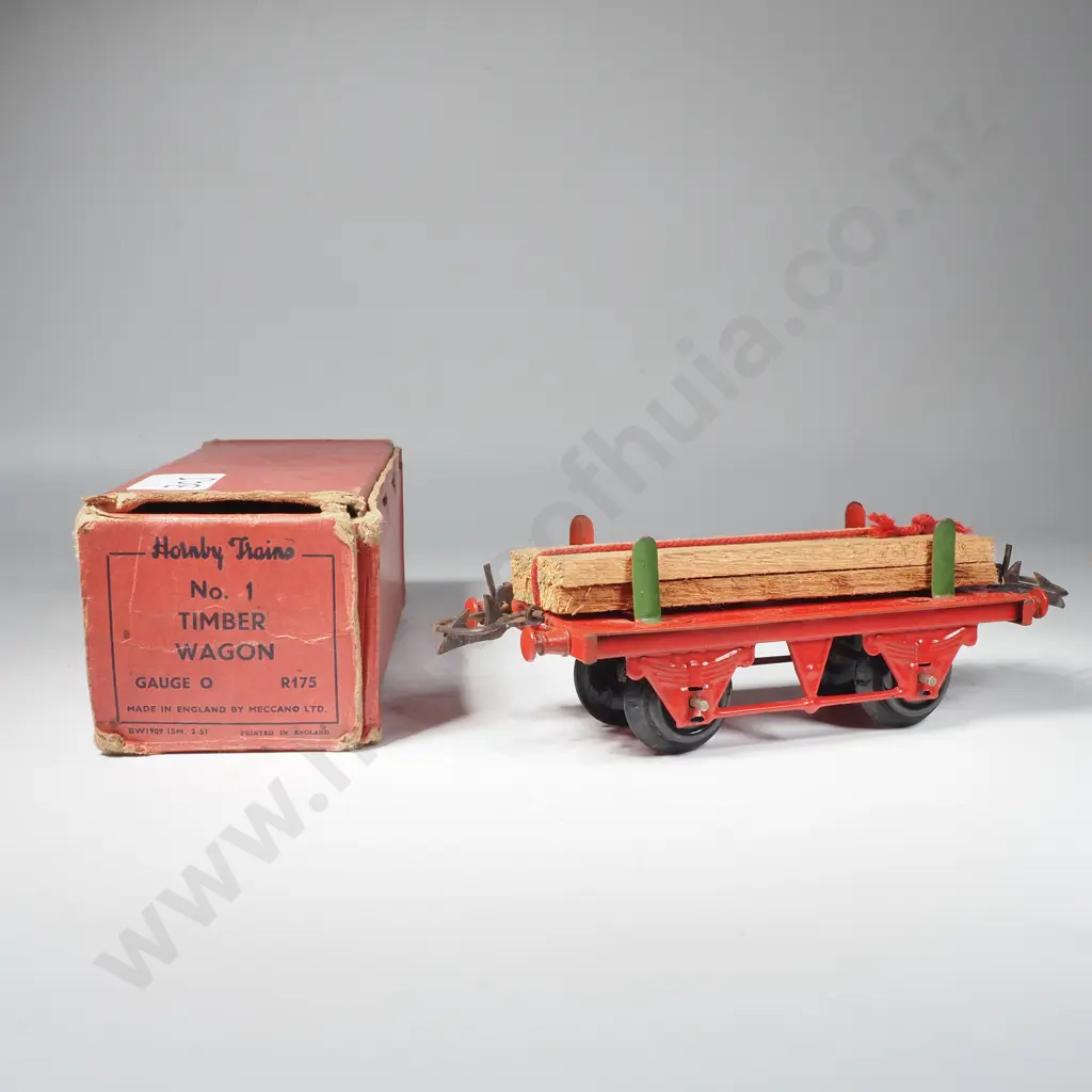 Hornby O Gauge No1 Timber  Wagon R175 Boxed Image 1++