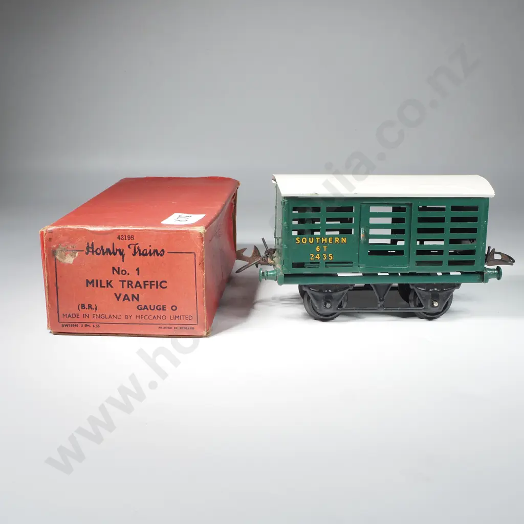 Hornby O Gauge No1 Milk Traffice  Van 42195  Boxed Image 1++
