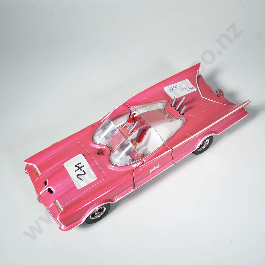 Pink Batmobile Model Car Image 1++
