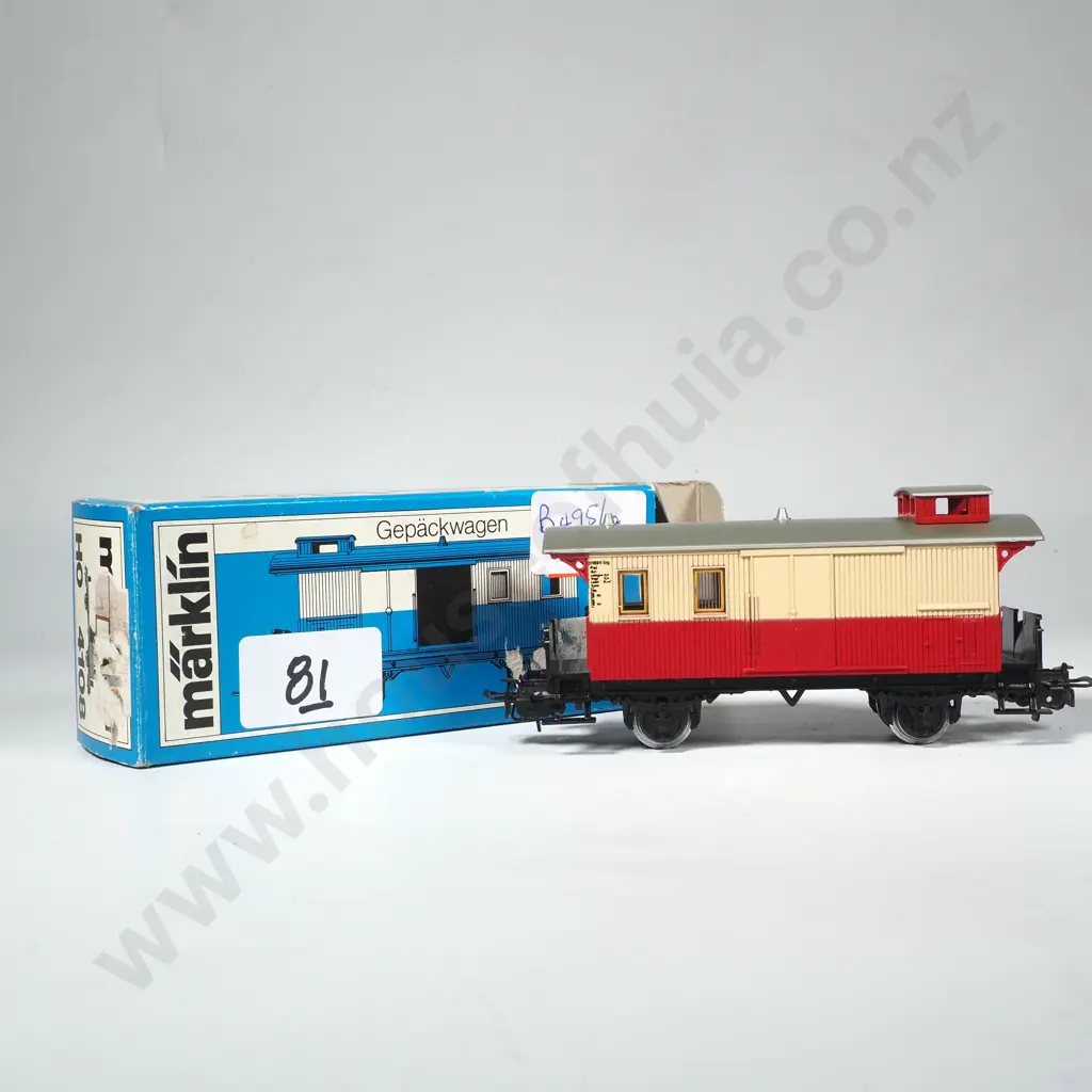 Marklin HO Scale Gepäckwagen  (Baggage Car), In Original Box Image 1++