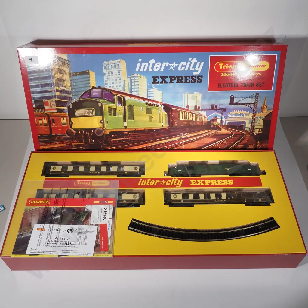 Tri-Ang Hornby - Intercity Express Train Set - Mint in Box R1290 Image 1++