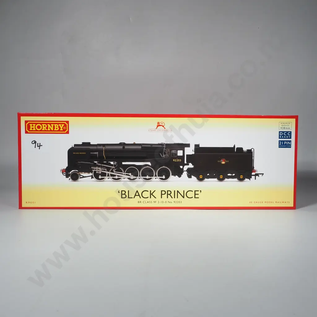 Hornby - BR Class 'Black Prince' Steam Locomotive - Mint in Box R30351 Image 1++
