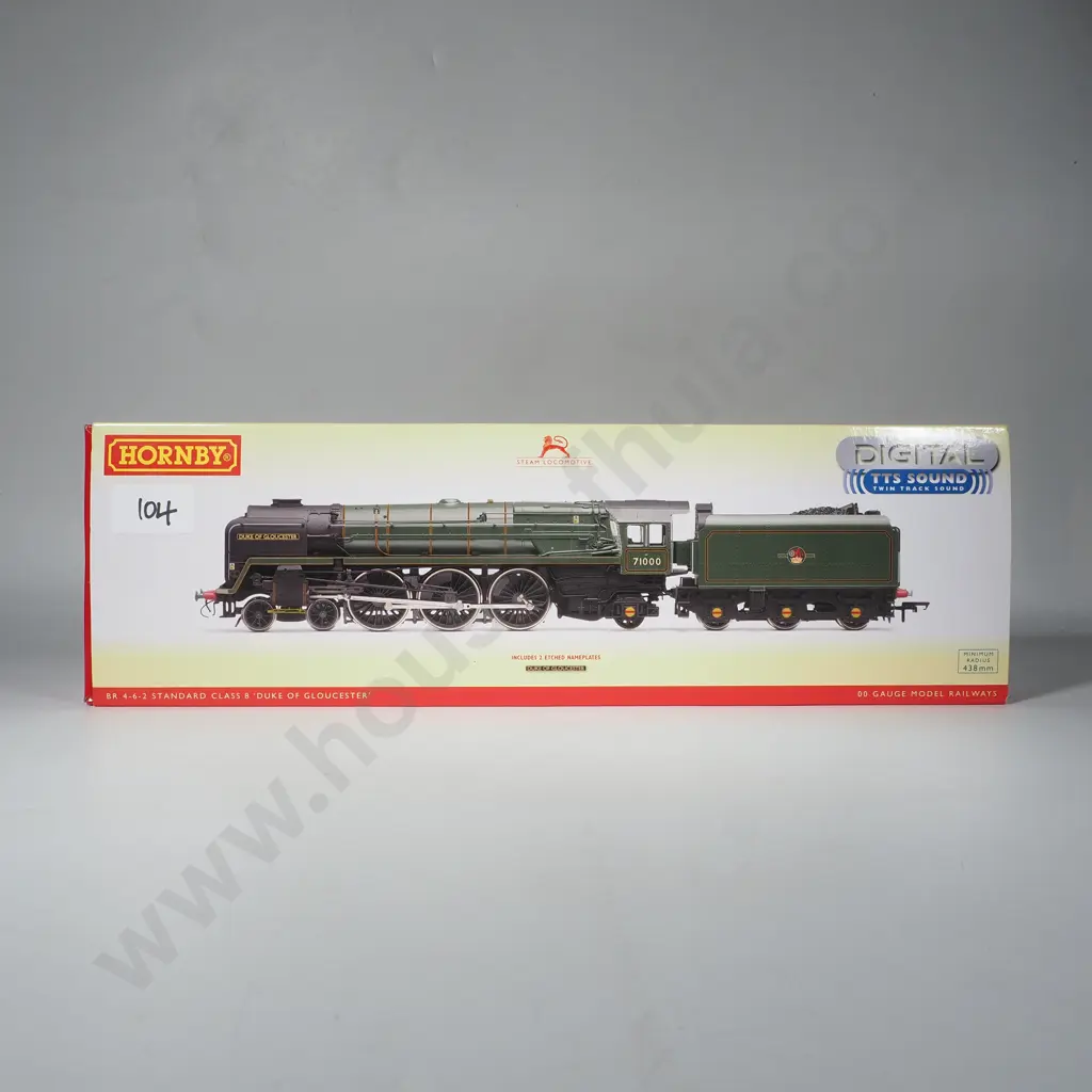 Hornby -BR Class 8 Duke of Glouster Steam Locomotive - Mint in Box R3244TTS Image 1++