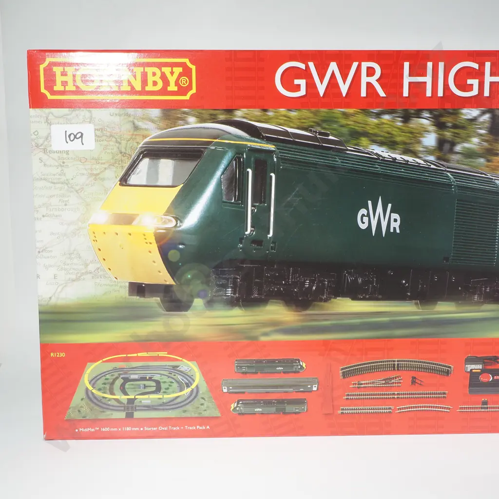Hornby - GWR High Speed Train, 00 Gauge Train Set - Mint in Box R1230 Image 1++