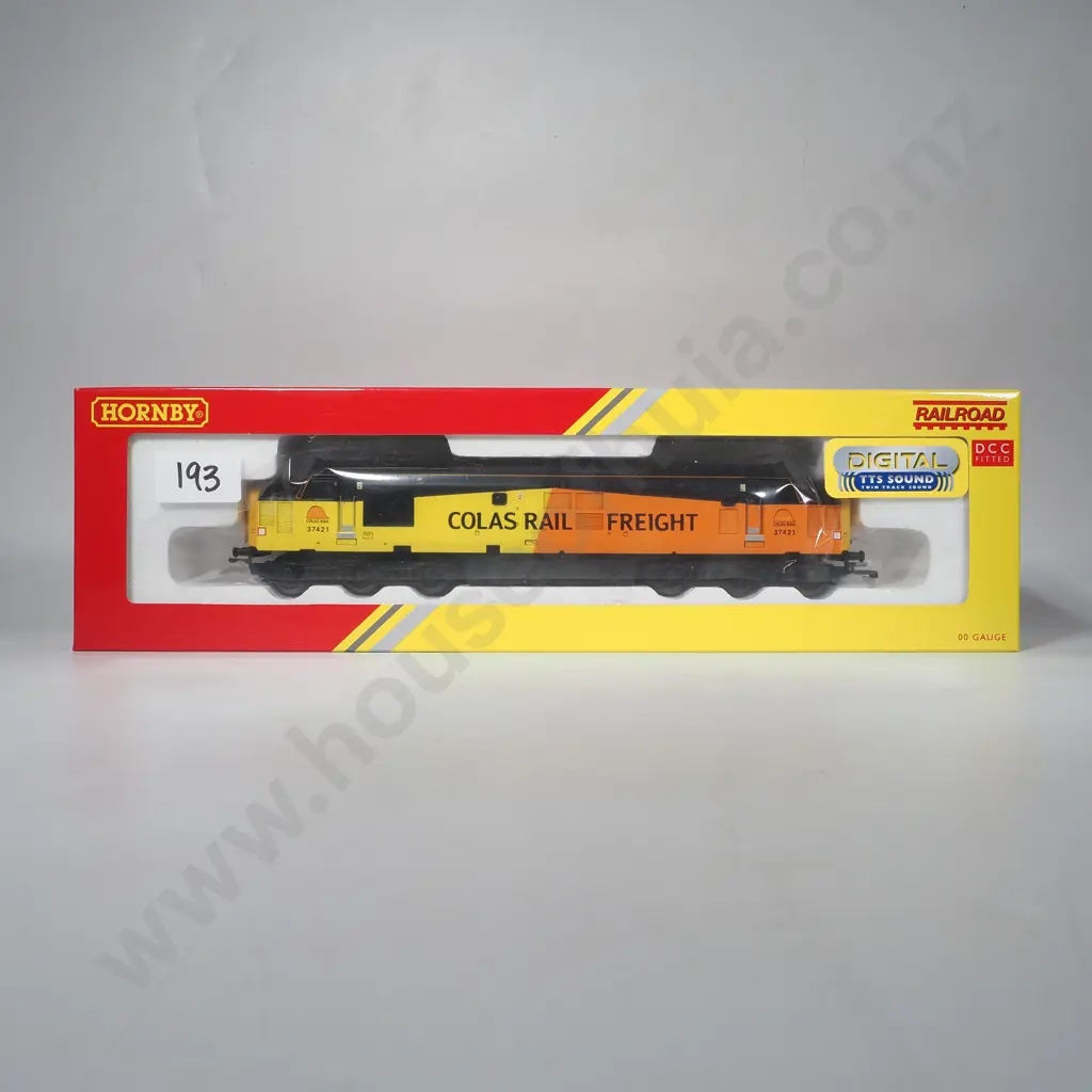 Hornby 'Railroad Plus Enhanced Livery' Colas Class 37 Co-Co - Mint in Box R3004ITTS Image 1++