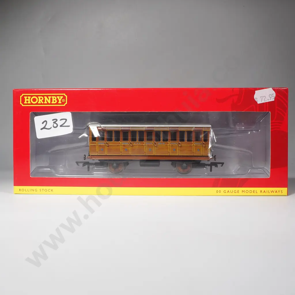 Hornby - GNR 4 Wheel 3rd Class Coach - Mint in Box R40058A Image 1++