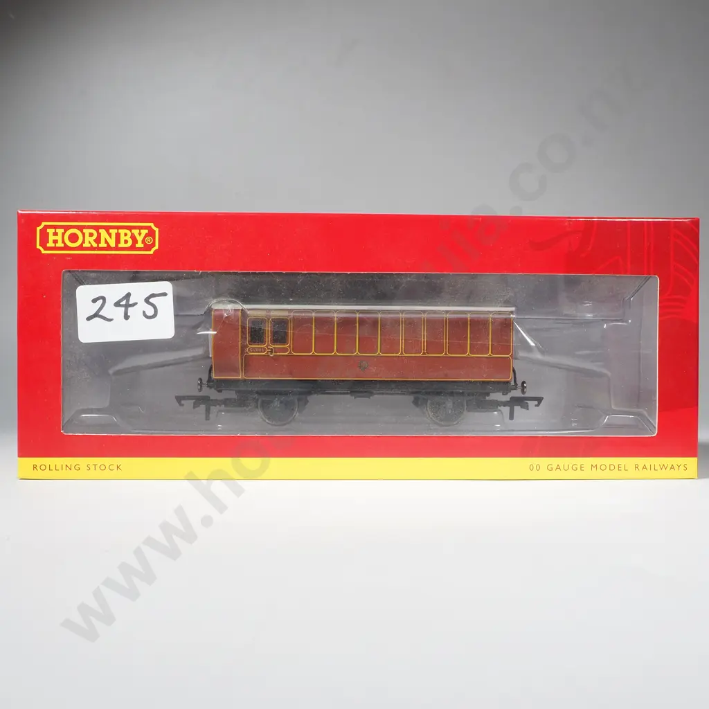 Hornby - LB&SCR 4 Wheel Brake Baggage Coach - Mint in Box R40072 Image 1++