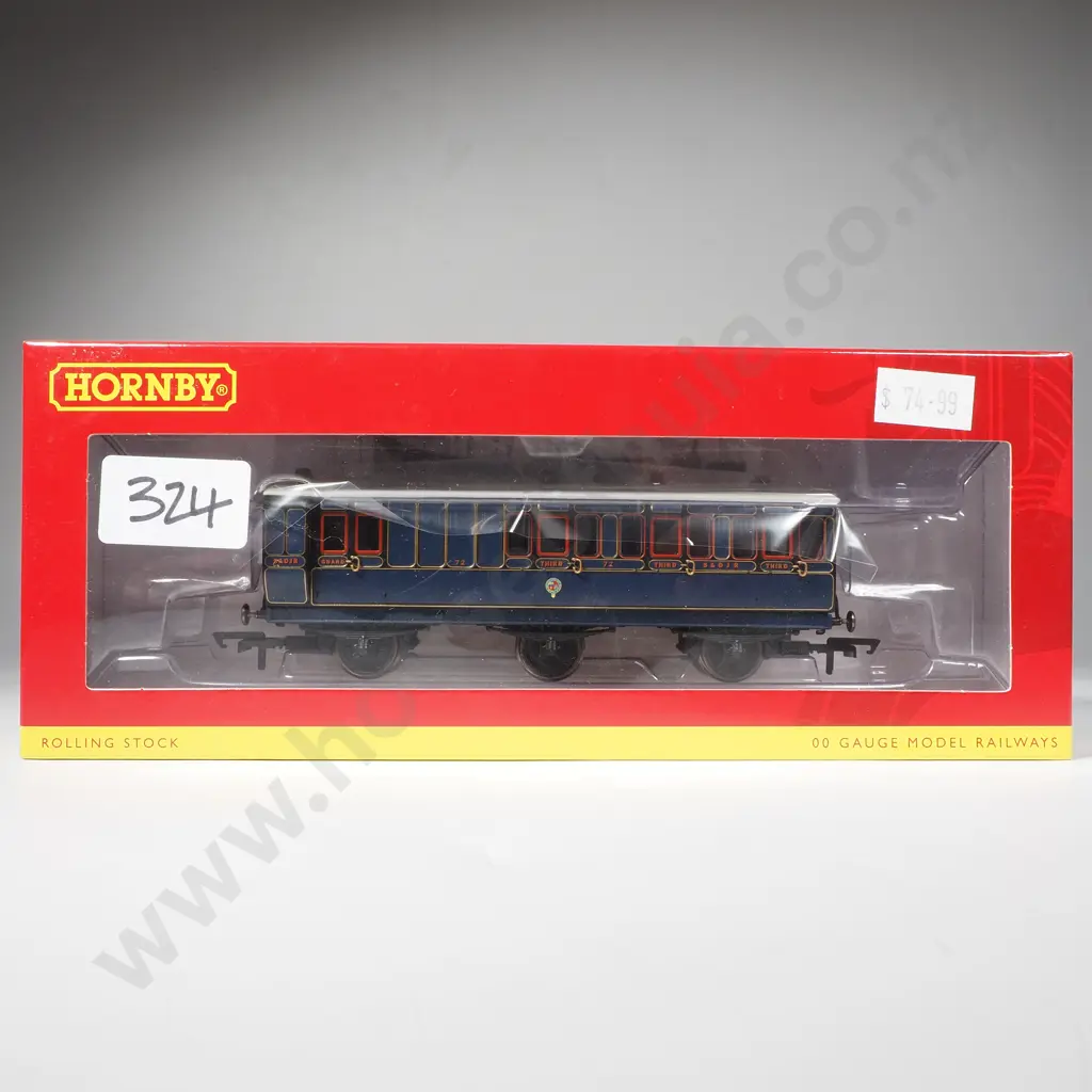 Hornby - S&DJR Brake 3rd Class 6 Wheel Coach - Mint in Box R40300 Image 1++