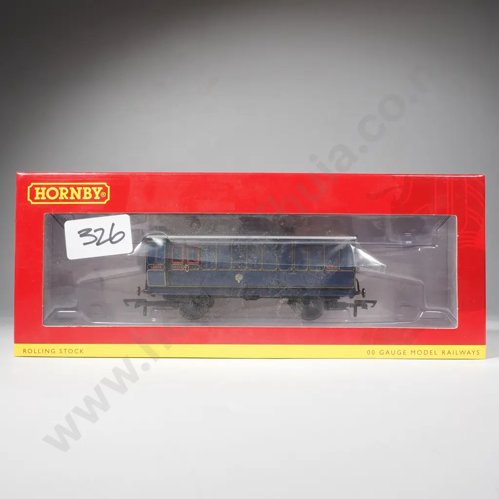 Hornby - S&DJR 4 Wheel Brake Luggage Coach - Mint in Box R40302 Image 1++