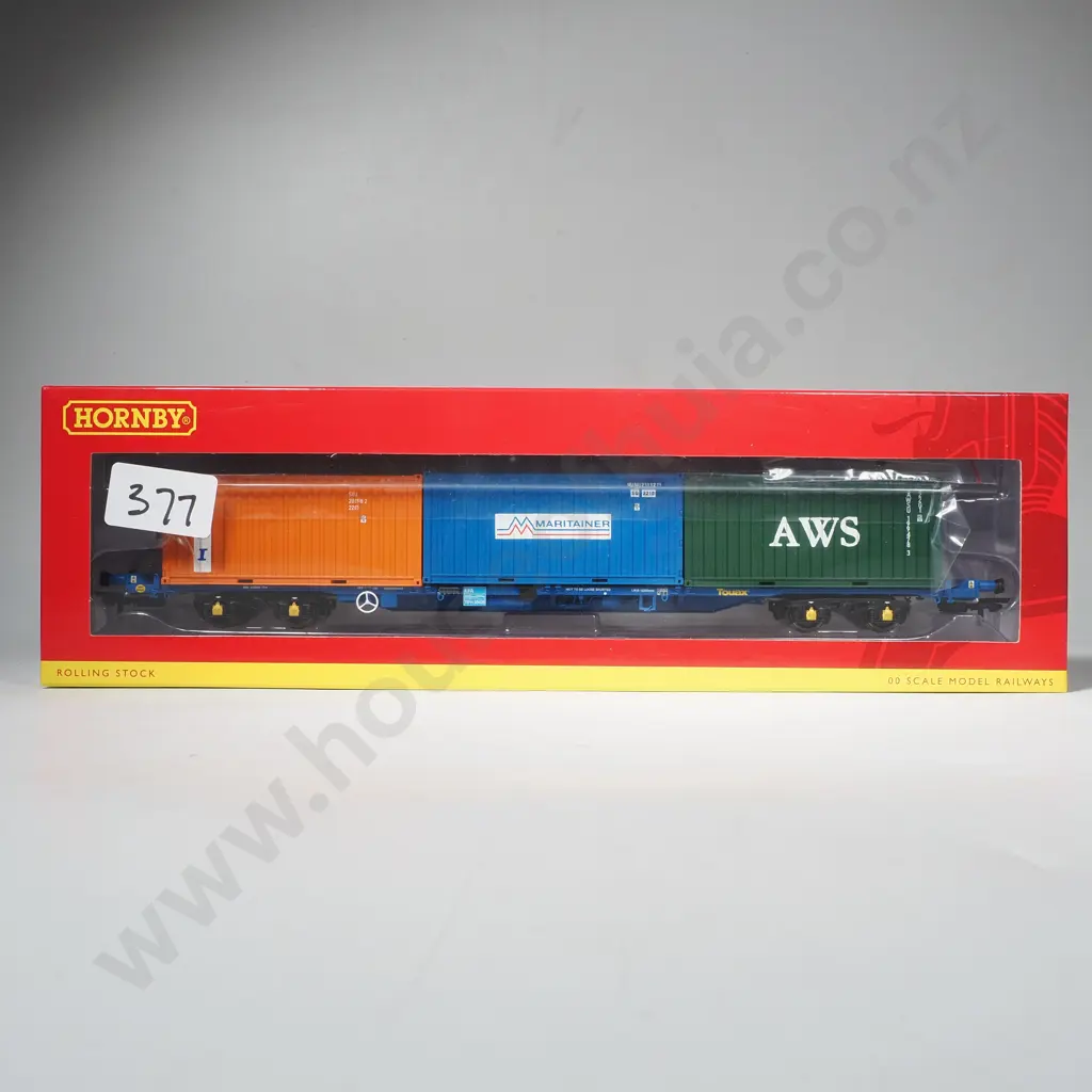 Hornby - KFA Container Wagon 'TOUAX' - Mint in Box R60131 Image 1++