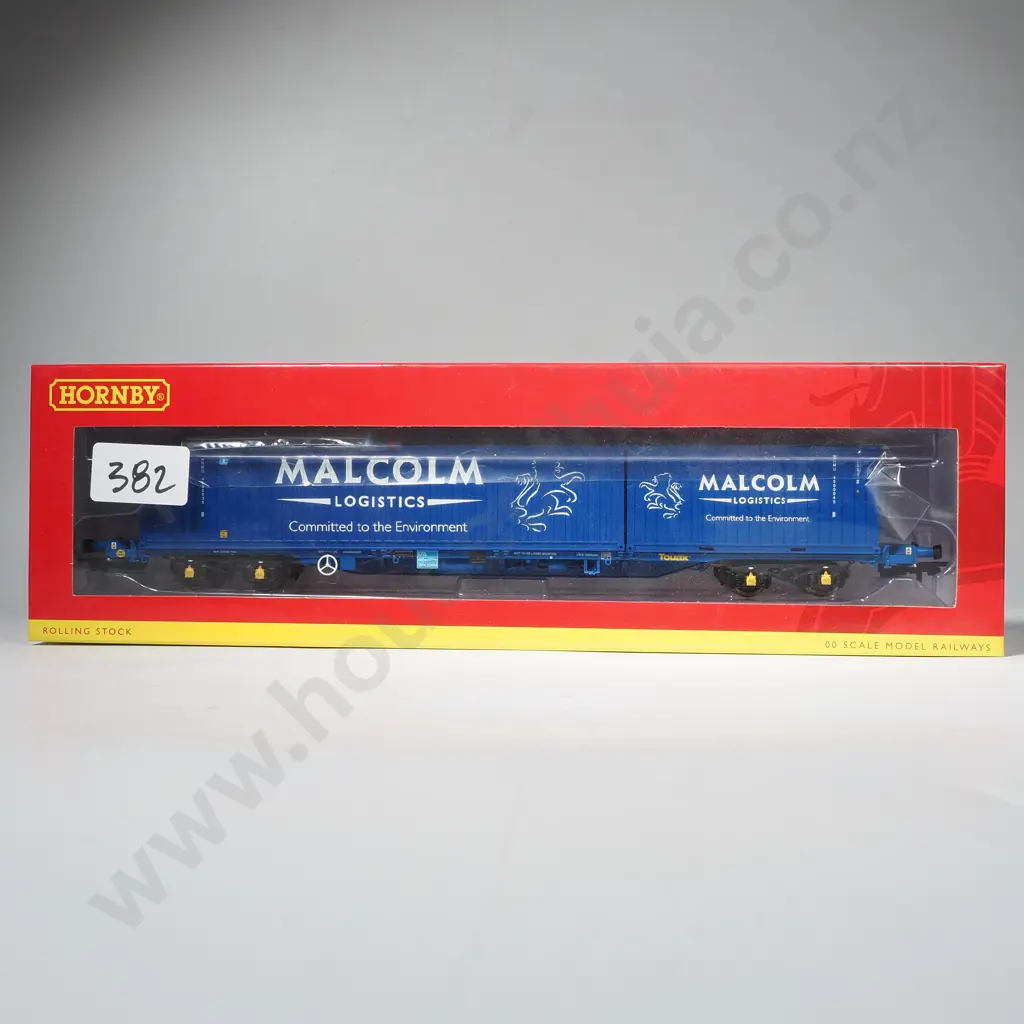 Hornby - KFA Container Wagon 'Malcolm Logistics' - Mint in Box R60133 Image 1++