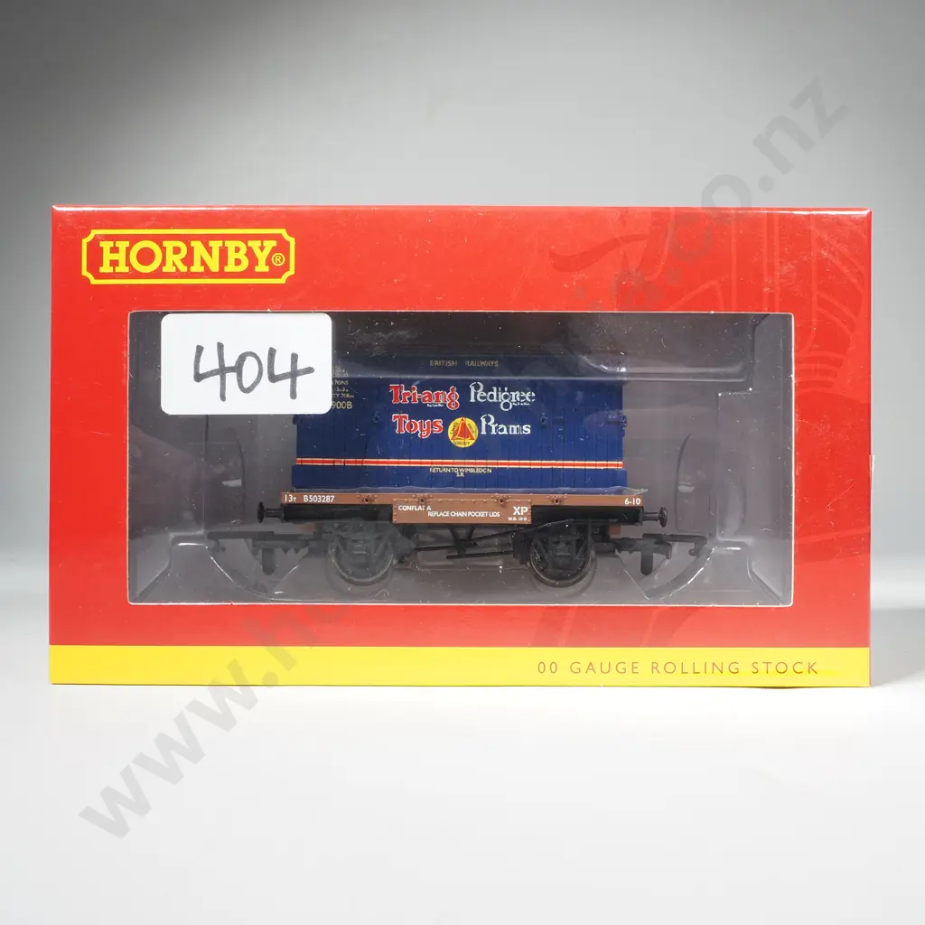 Hornby - BR Conflat & Container - Mint in Box R60032 Image 1++