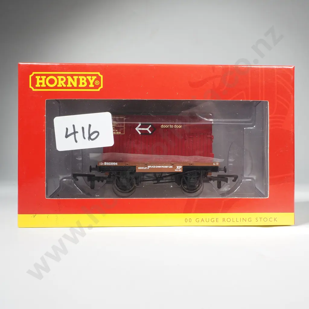 Hornby - BR Conflat & Container  - Mint in Box R60108 Image 1++