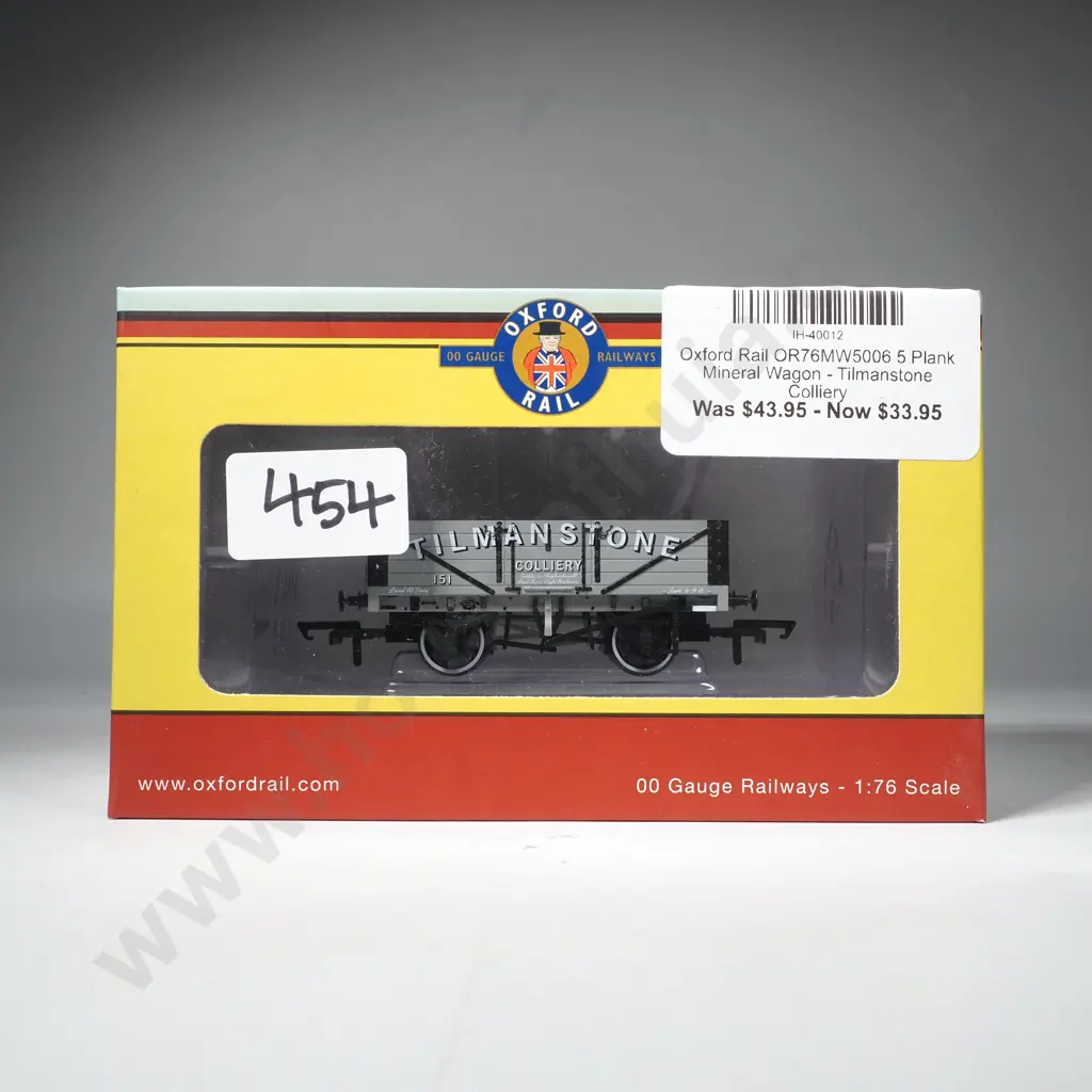 Oxford Rail - Timanstone Colliery 5 Plank Wagon - Mint in Box OR76MW5006 Image 1++
