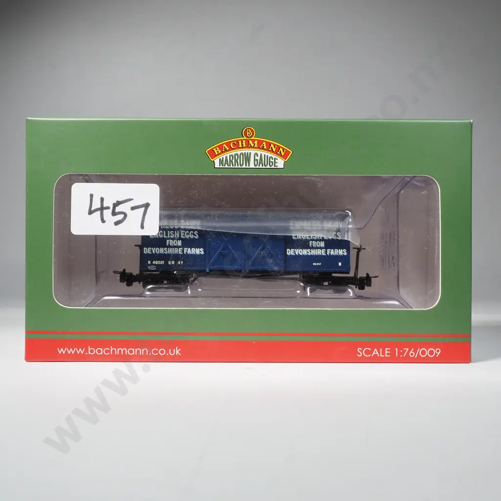 Bachmann - Bogie Covered Goods Wagon 'Express Dairy English Eggs' - Mint in Box 393-029 Image 1++