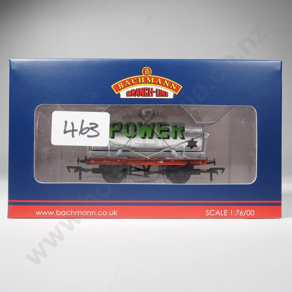 Bachmann - 14 Ton Tank Wagon 'Power' Silver - Mint in Box 37-686 Image 1++