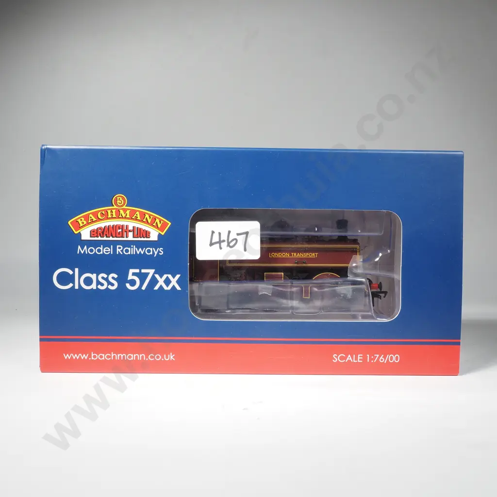Bachmann - Class 57XX Pannier Tank London Transport Lined Maroon - Mint in Box 32-217A Image 1++
