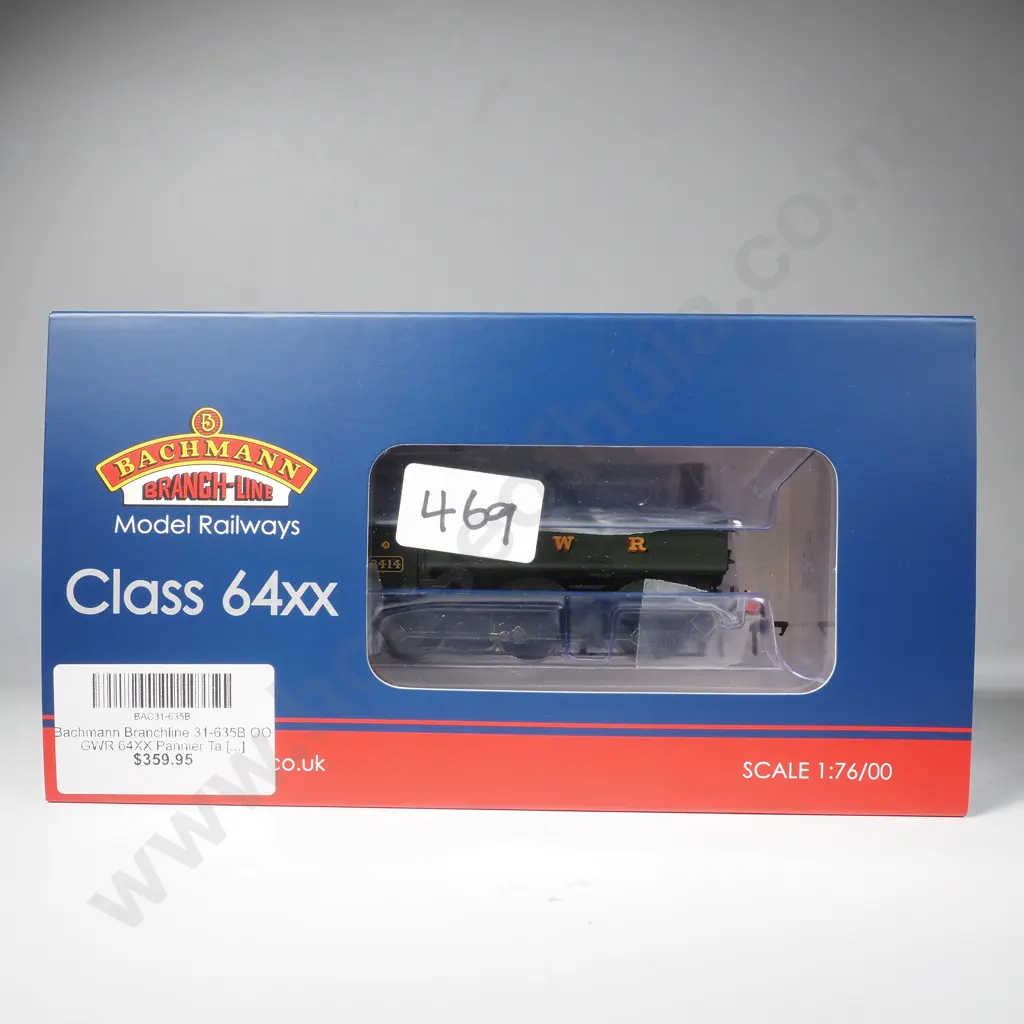 Bachmann - GWR 64XX Pannier Tank Great Western Green - Mint in Box 31-635B Image 1++