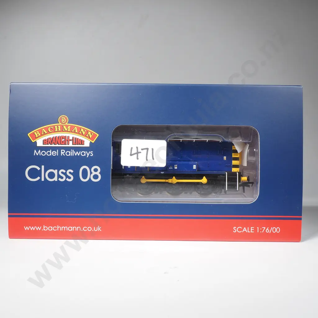 Bachmann - Class 08 Harry Needle Railroad Company Blue - Mint in Box 32-123 Image 1++