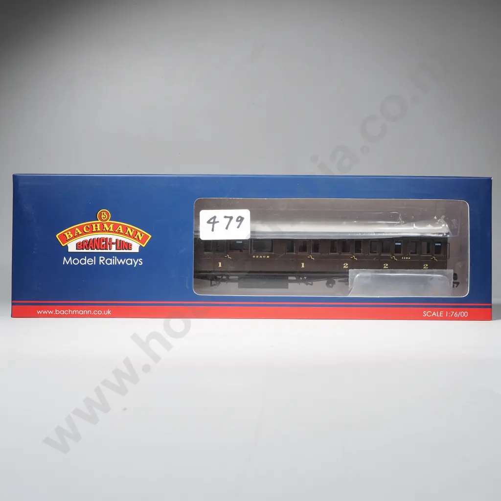 Bachmann - SE&CR 60' Birdcage Composite Lavatory Coach - Mint in Box 39-614 Image 1++