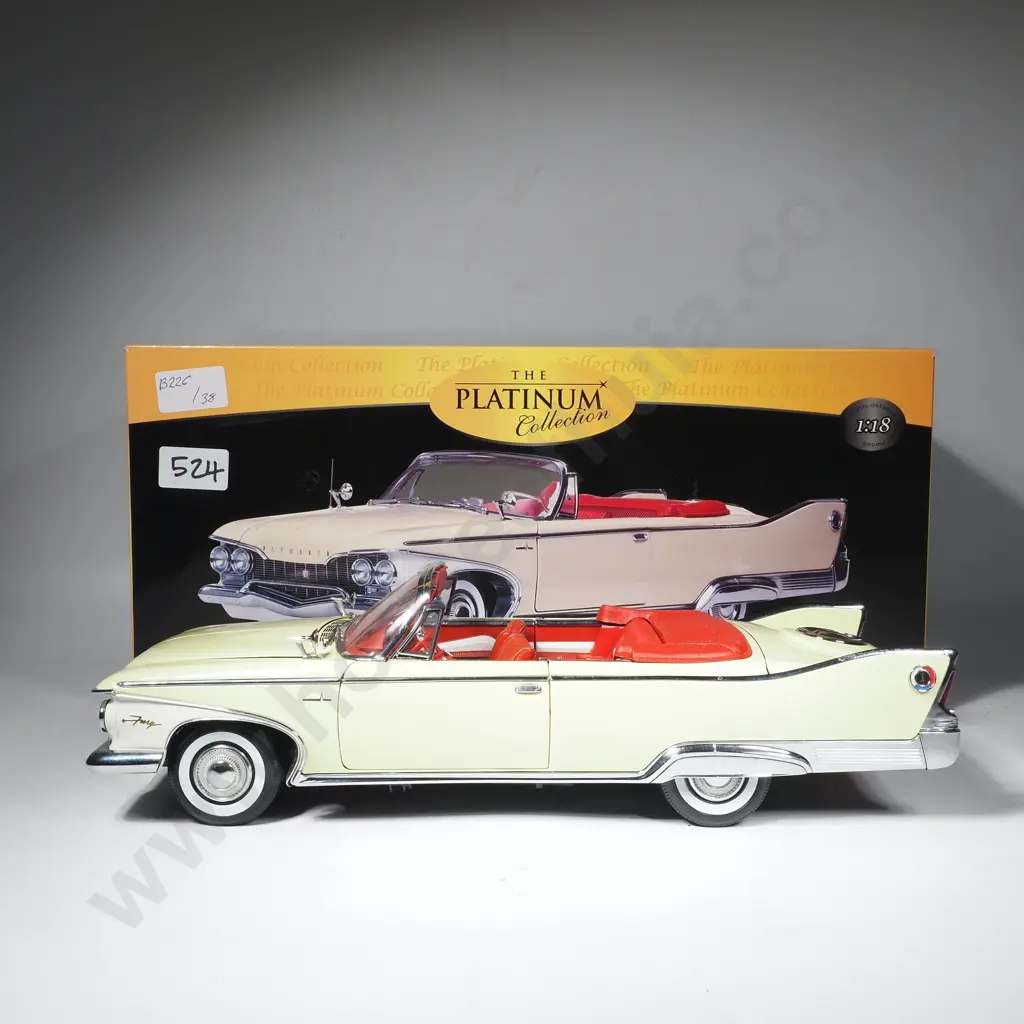 1960 Plymouth Fury Open Convertible 1:18 Image 1++