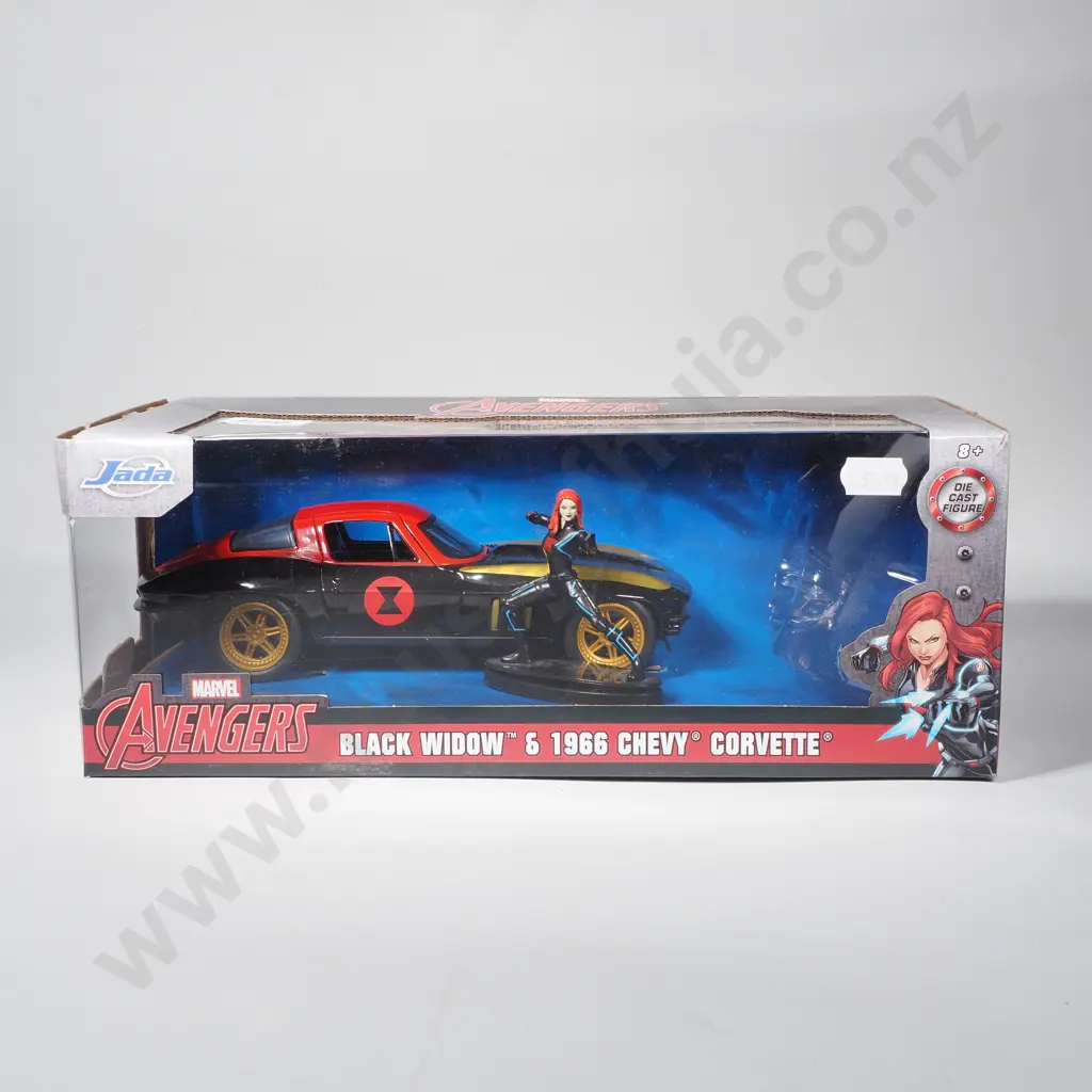 Black Widow & 1966 Chevy Corvette Image 1++
