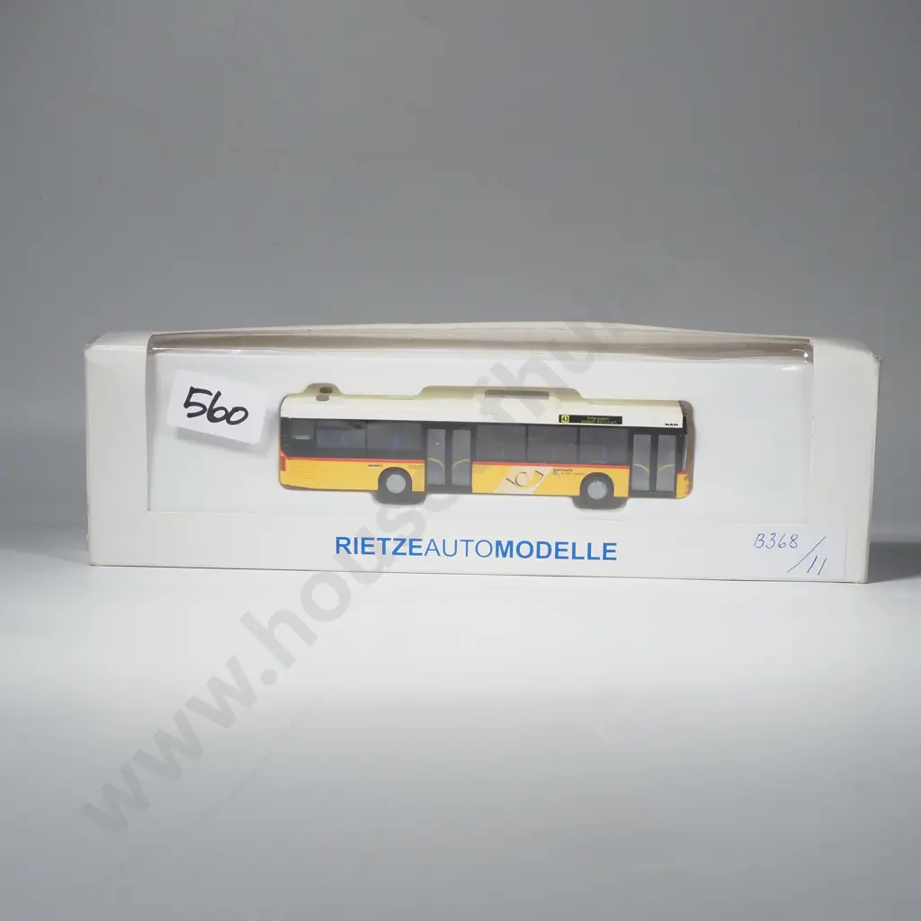 Rietz Automodelle 1:87 Scale Postauto  w Box Image 1++
