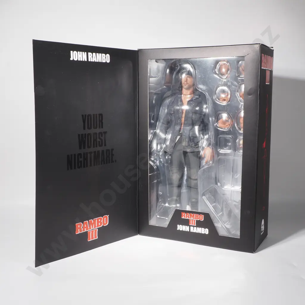John Rambo - Rambo III Collectible Figure with Display Dome 1:6 Image 1++