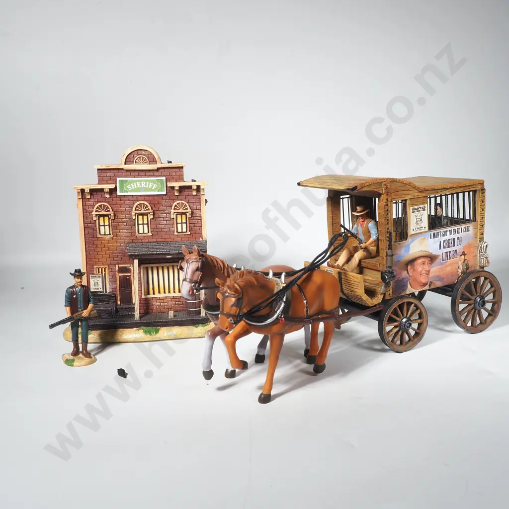 Two John Wayne Limited Edition Sculptures Image 1++