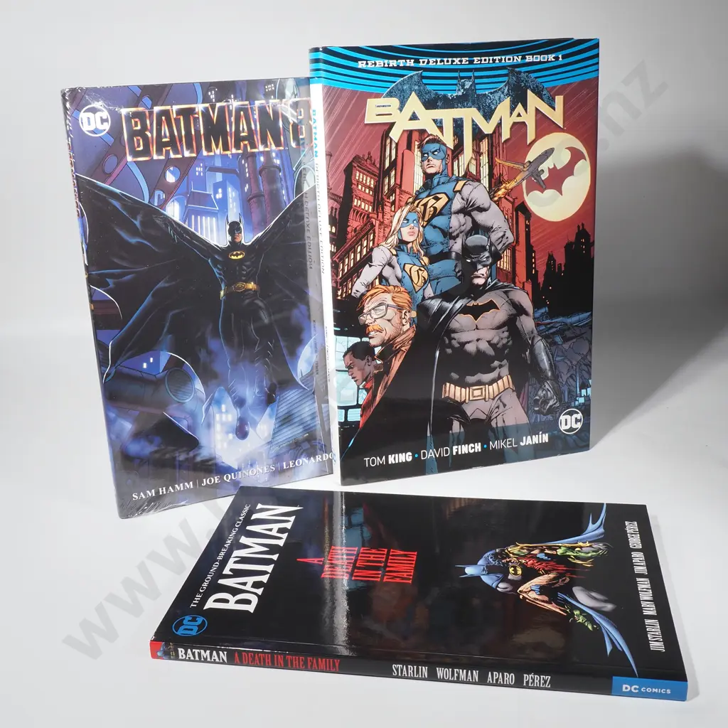 Three Batman Comic Book Books Image 1++