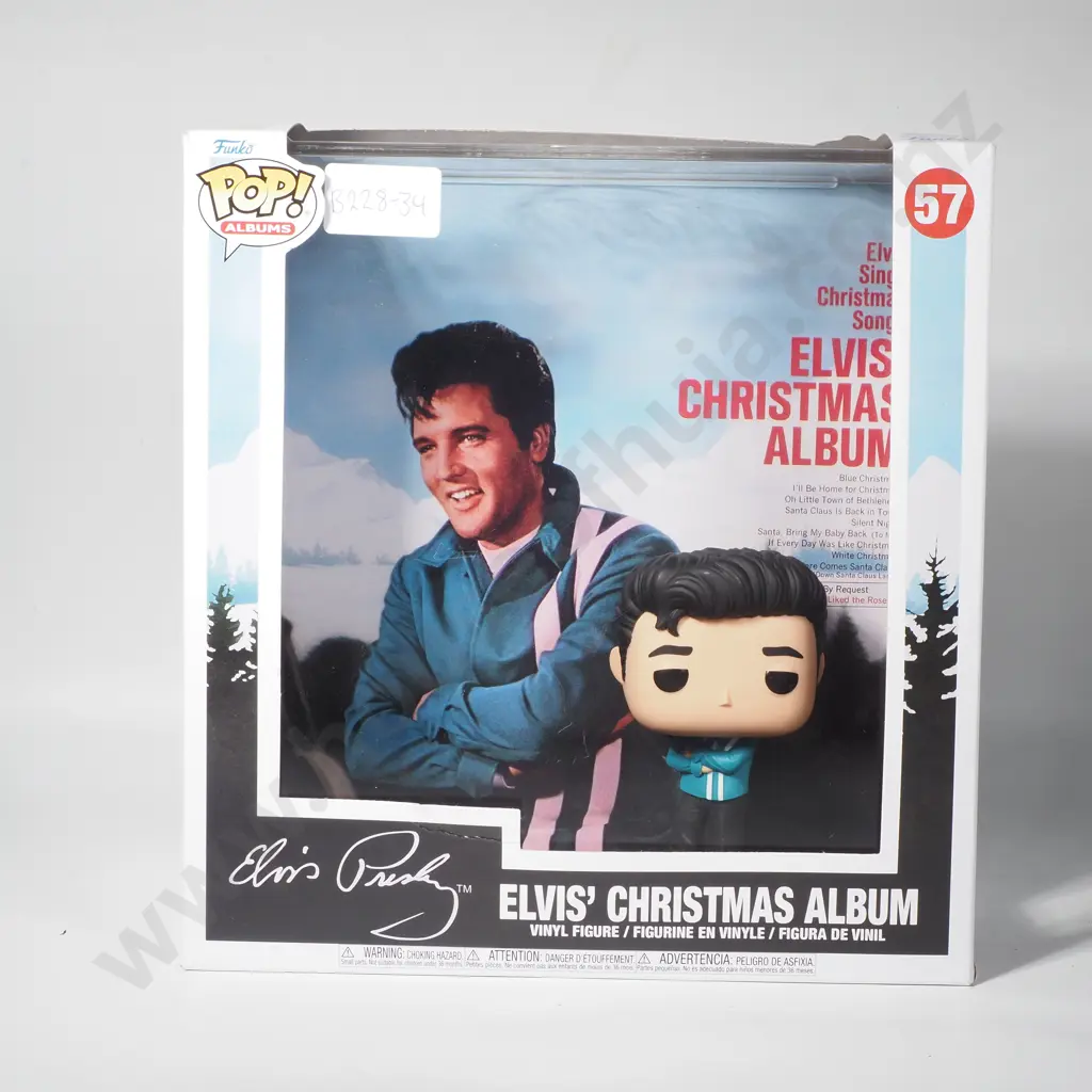 Elvis - Christmas Album & Vinyl Figure - Mint in Box Image 1++