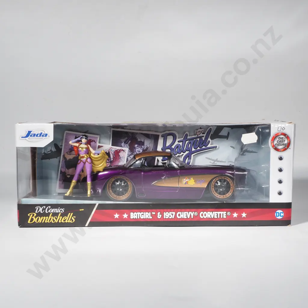 Batgirl & 1957 Chevy Corvette Image 1++
