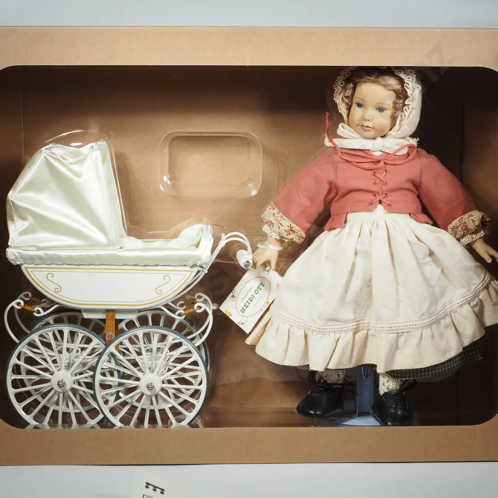 Scarce 1995 Märklin 1611 Heidi Ott Doll & Carriage Set Image 1++